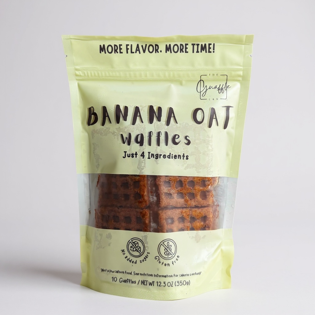 Banana - Oat Waffles